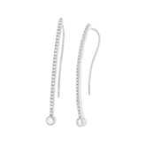 0.29ct 14k White Gold Diamond Earring